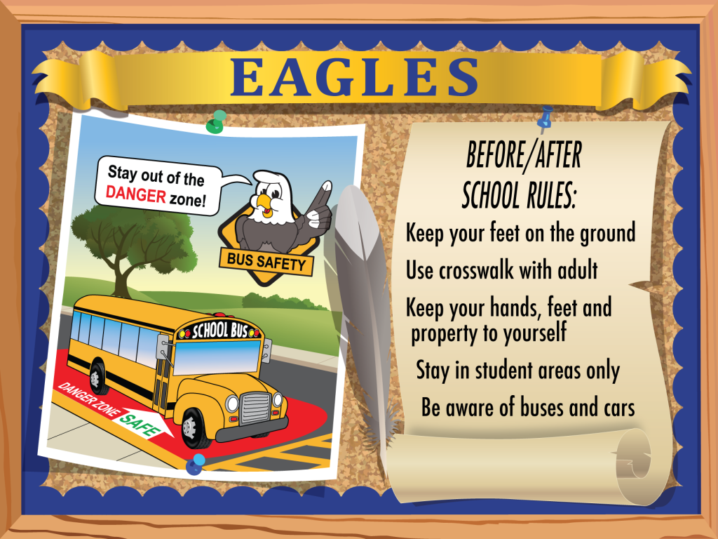Eagles Rules Poster For Before and After School