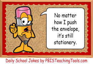 Joke about pushing the envelope