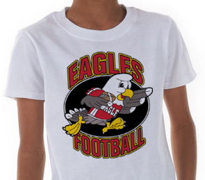 T-shirt Design Printing Eagle Mascot