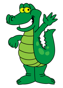 Alligator Mascot Cartoon Graphic