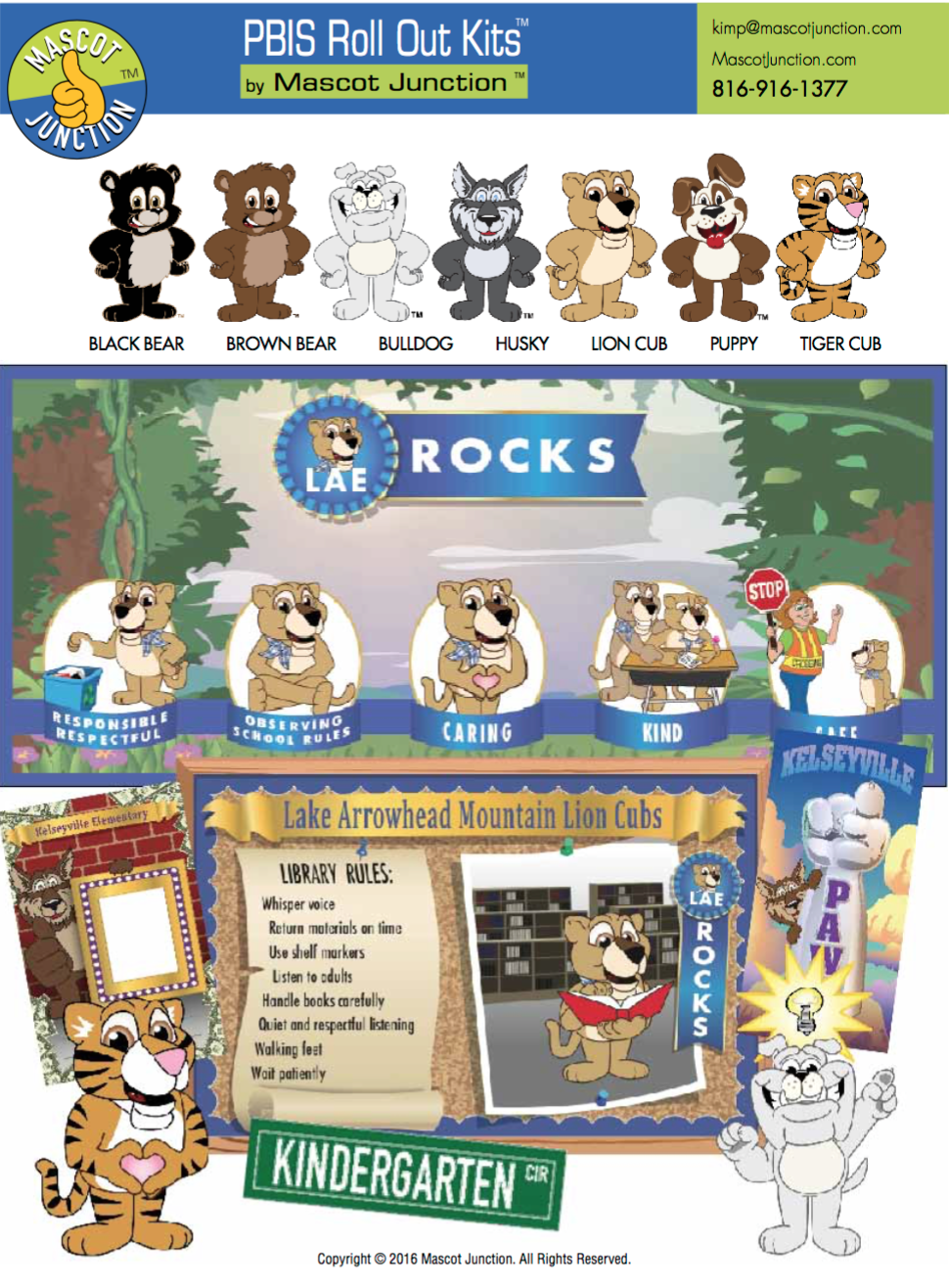 Cub/Dog Mascot Catalog 