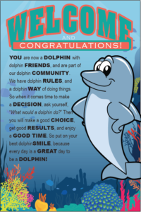 PBIS Posters Dolphin Mascot