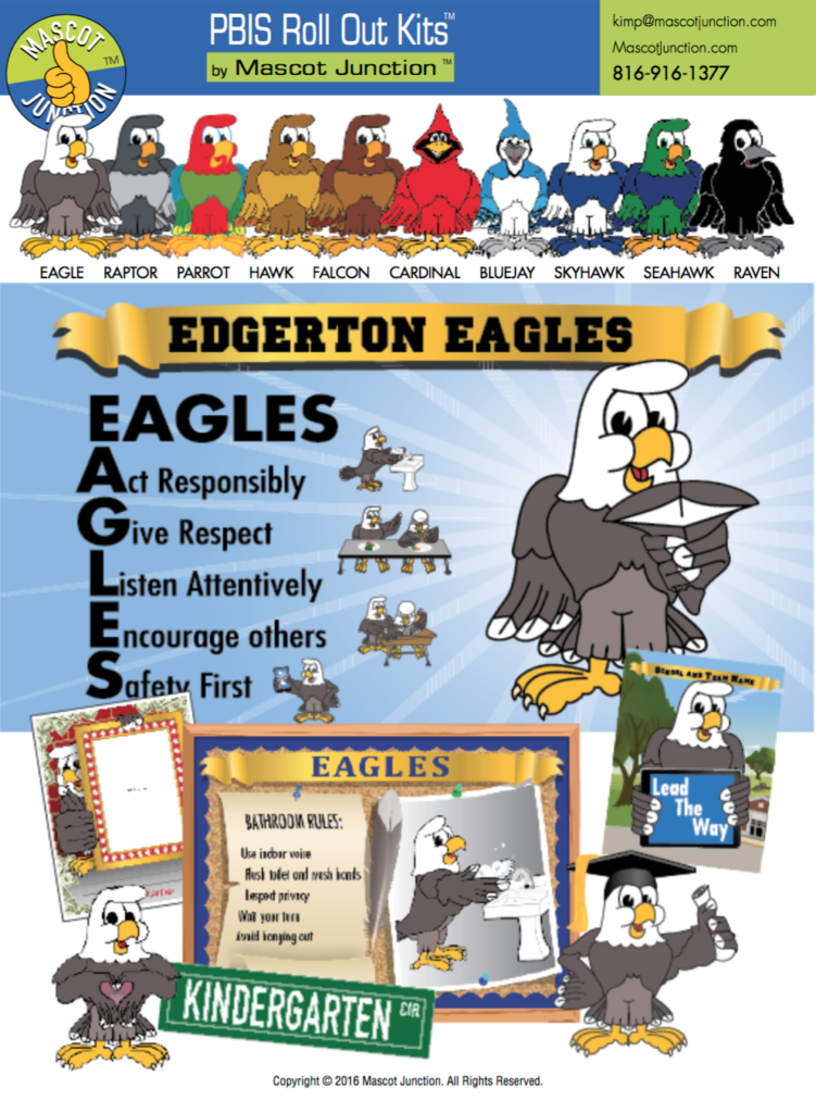 Bird Mascot Catalog PBIS Posters