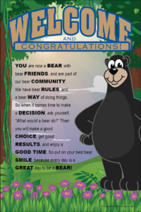 PBIS Bear Poster