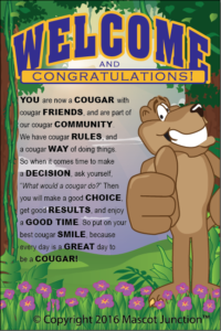 PBIS Poster Cougar