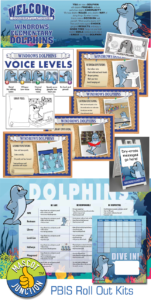 PBIS Roll Out Kit Dolphin Mascot