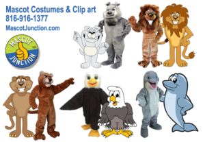 School Mascot Costumes Clipart