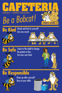 Rules Poster Cafeteria PBIS