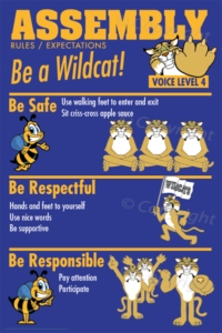 Wildcat Assembly PBIS Posters