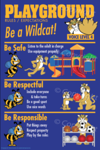 Wildcat Playground PBIS Posters