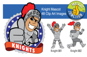 Knight Mascot Clip Art Images